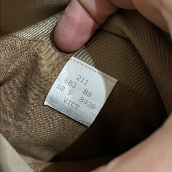 Vintage Burberrys of London Trench Coat Wool Liner Nova Check UK 10 Petite - Picture 11 of 12